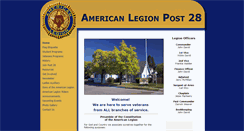 Desktop Screenshot of americanlegionpost28.org